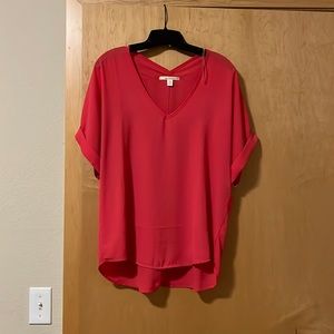 Women’s pink casual shirt - size medium